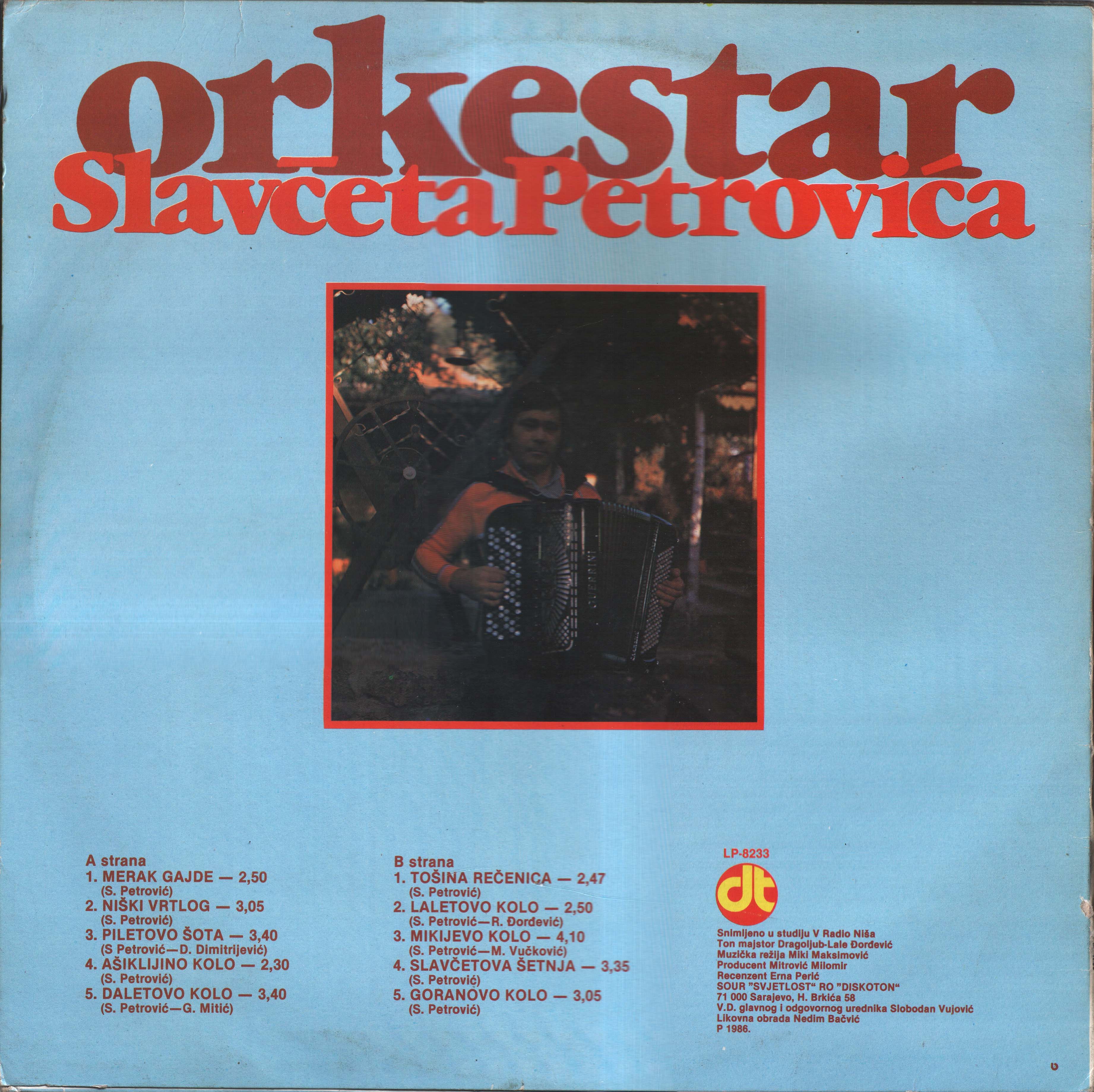 Orkestar Slavoljuba Petrovica 1986 Z