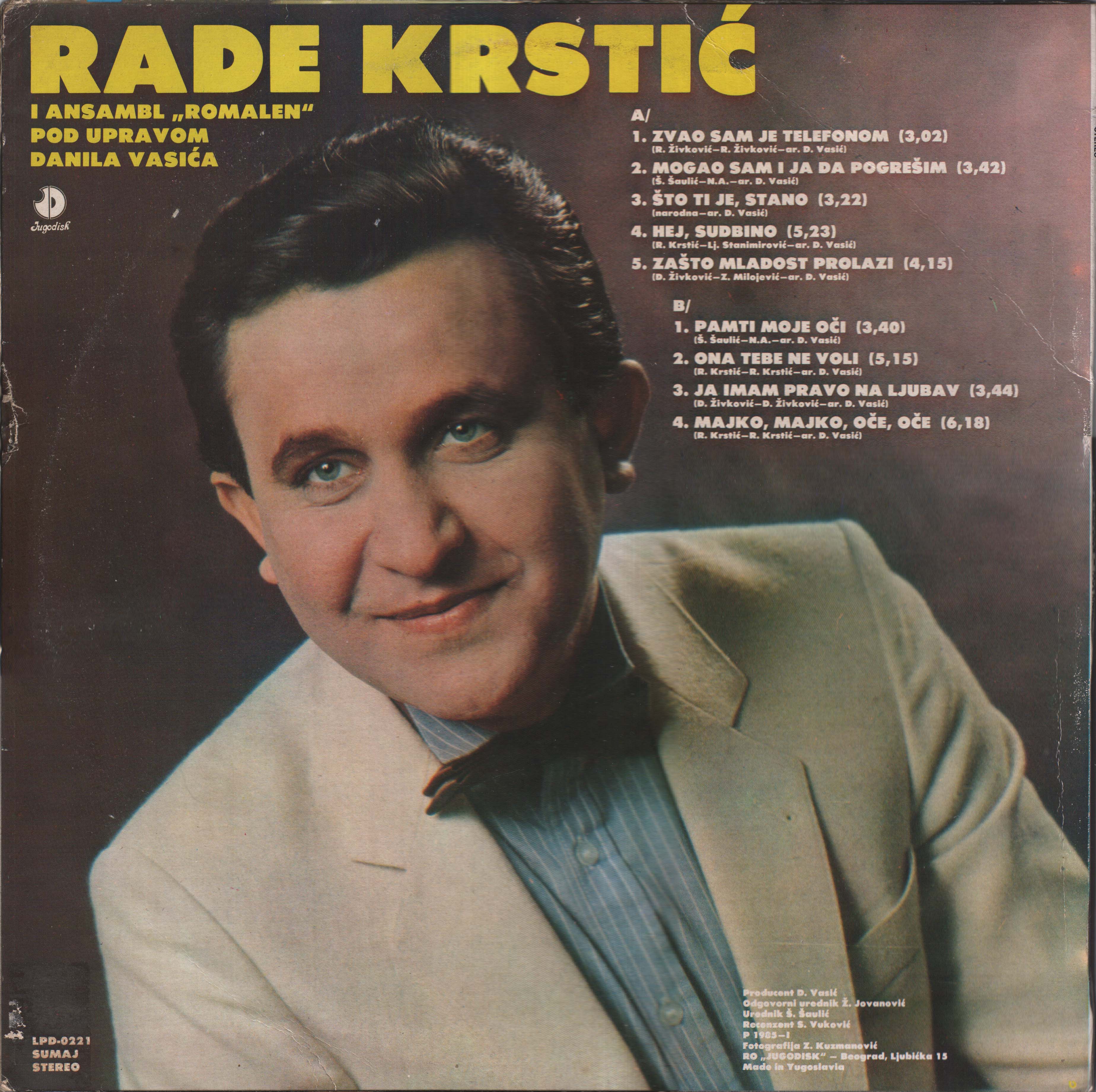 Rade Krstic 1985 Z