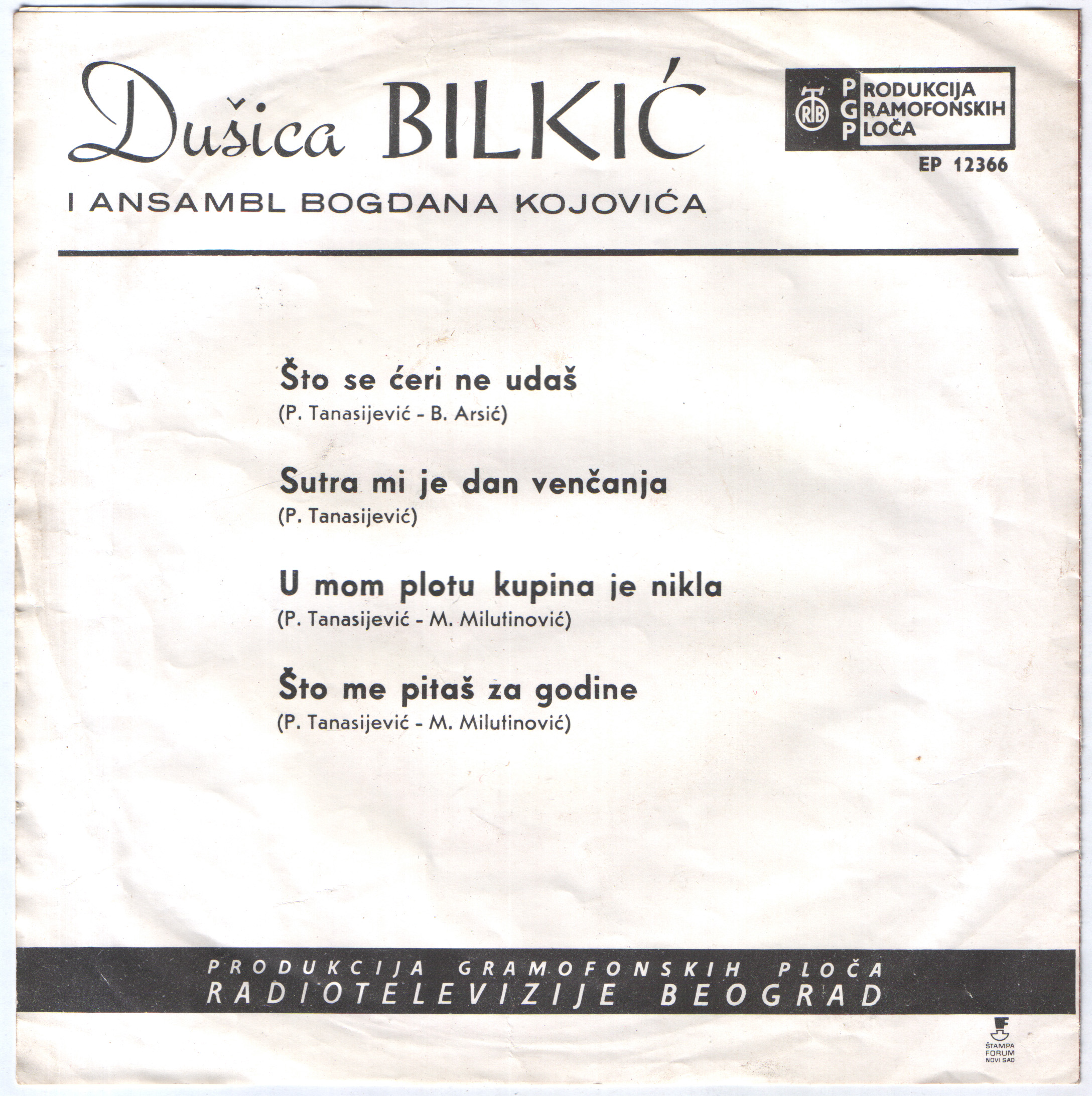 Dusica Bilkic 1969 ZS
