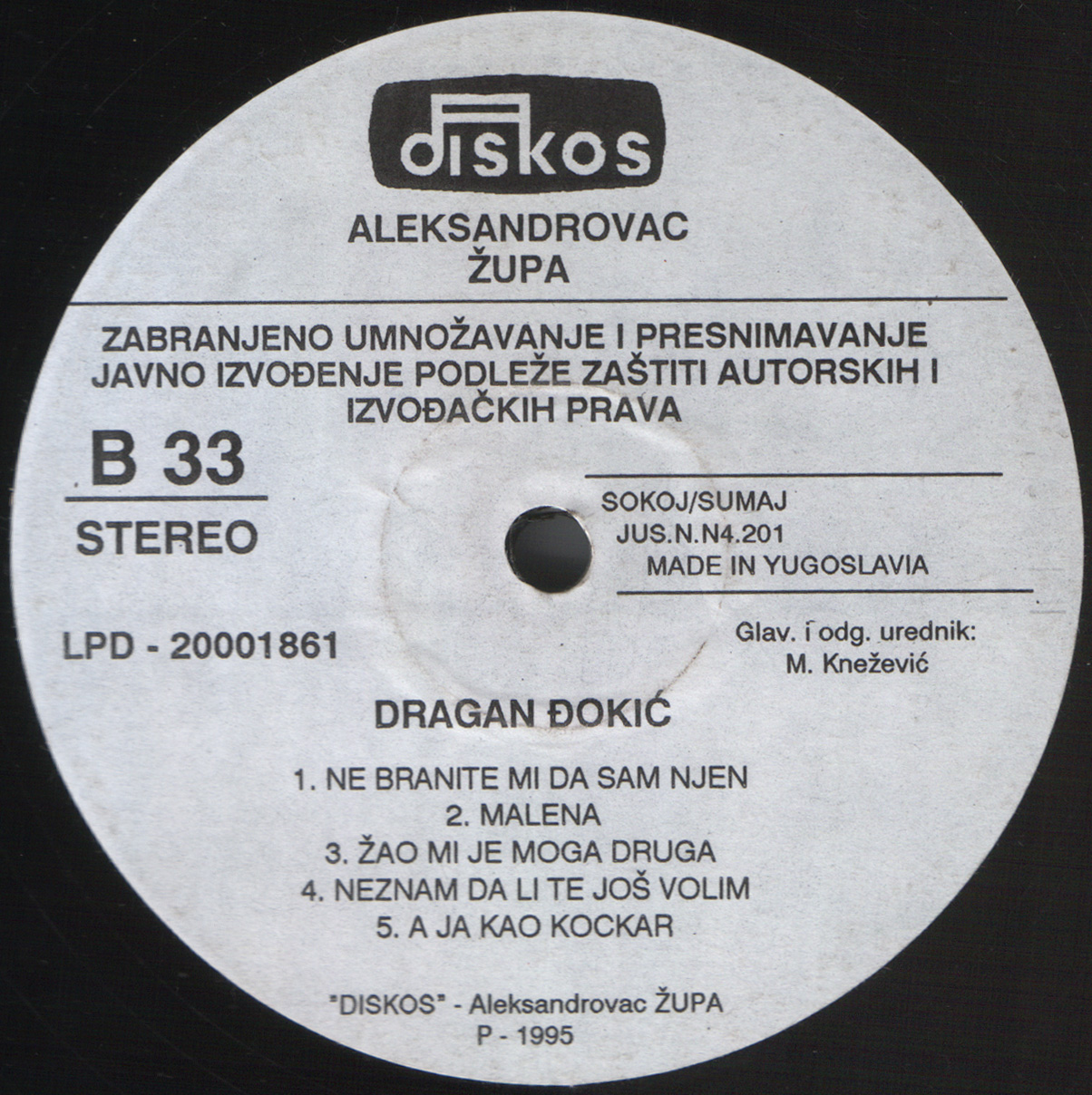 Dragan Djokic 1995 B