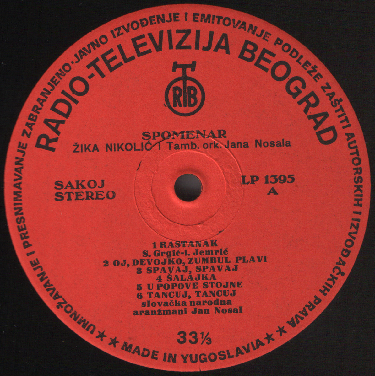 Zika Nikolic 1976 A