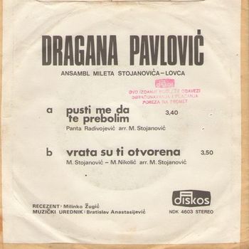 Dragana Pavlovic 1977 - Pusti me da te prebolim 35659846_zadnja