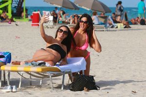 Elisa Scheffler and Claudia Romani - At The Beach In Miami Beach - February 7th-46xfhqbl1c.jpg