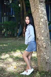 Asian Beauties - NICHA H - Shy in the Forestb6xpqmohx1.jpg